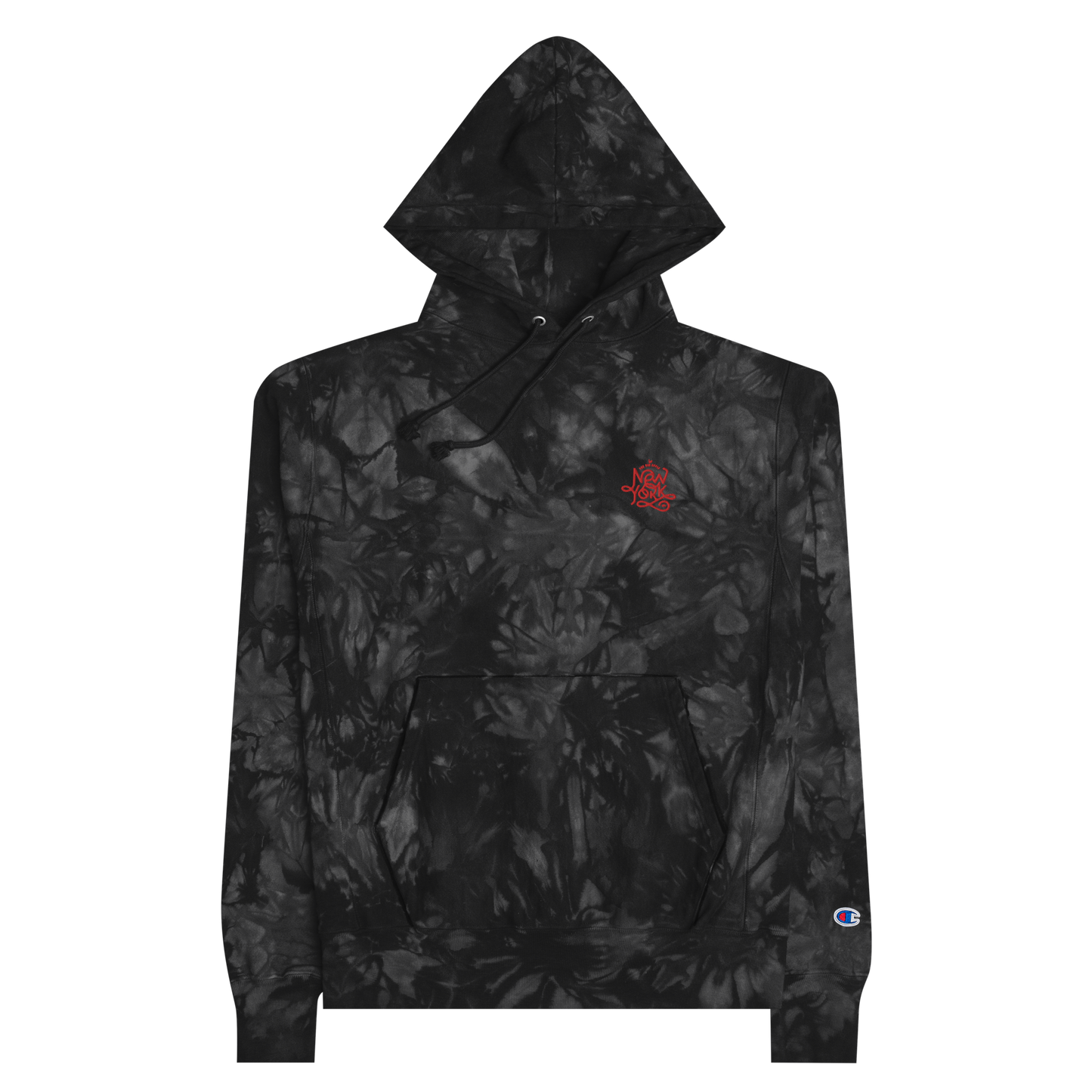 NY tie-dye hoodie