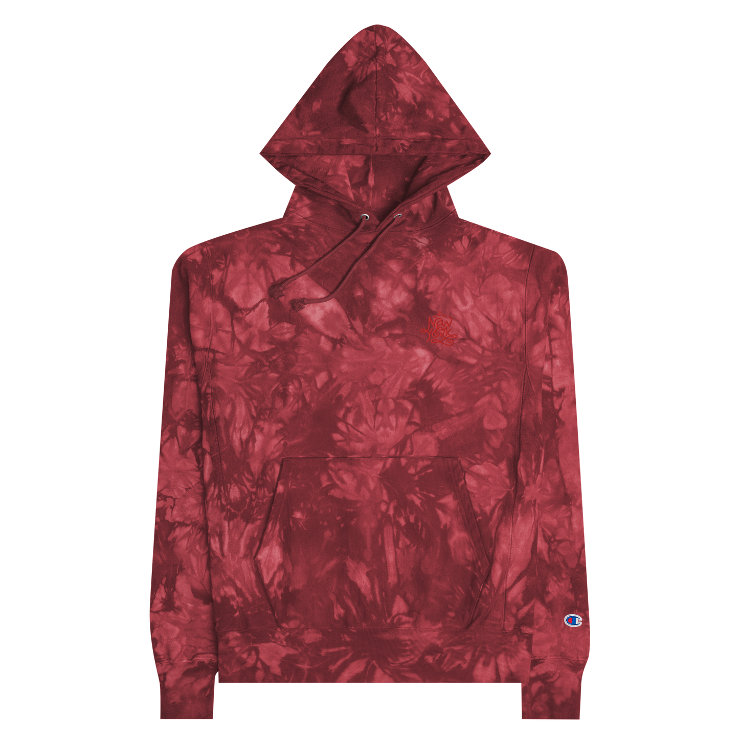 NY tie-dye hoodie