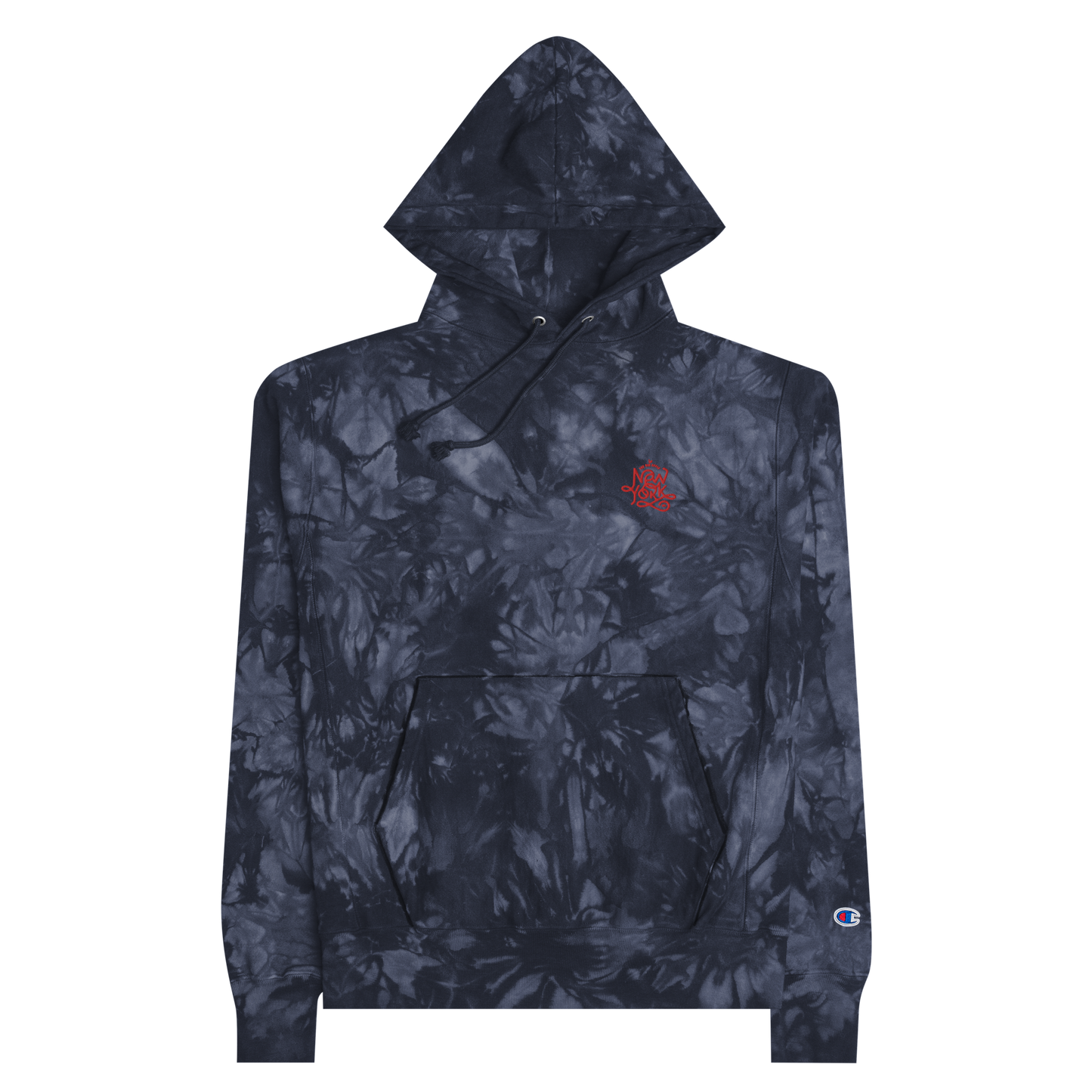 NY tie-dye hoodie